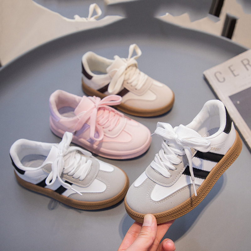 2025 New Kid's Casual Shoes For Youth Boy's Shoes Girl's Fashion Board Shoes Kidsnest For Toddlers Children's Soft Lightweight Sneakers Size 26 - 37 K0652