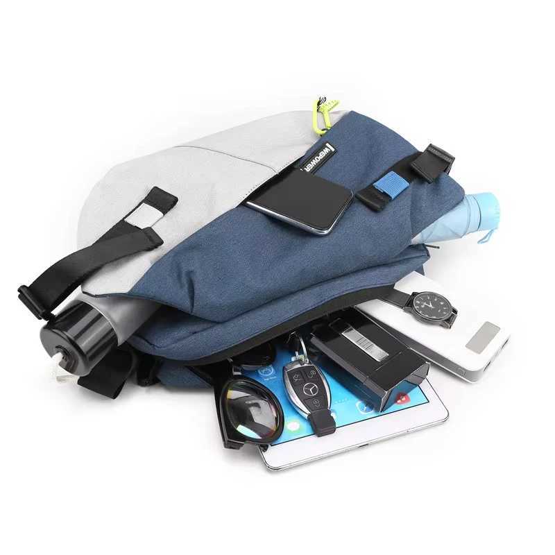 High quality nylon panel waist bag 2025 new unisex chest bag casual outdoor travel cross body bag mens Vasilit waist belt bag Z250407