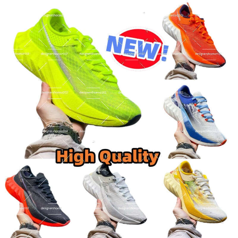 Sauconny Endorphin Pro 4 Sneakers Trainers White Red Vizipro Yellow Blue Mesh Running Shoes Men Soft Sole Elastic Breathable Marathon Lightweight Hiking Sneakers