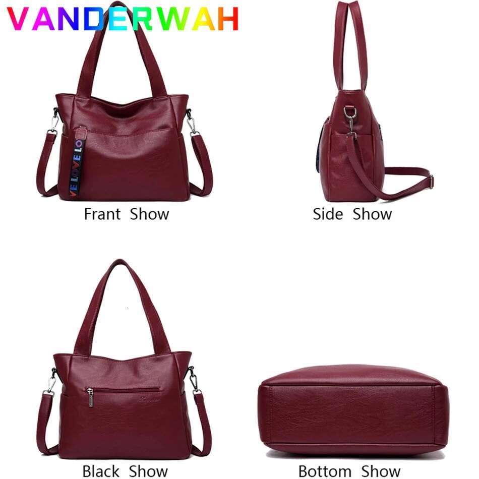 Genuine Brand Tote High Quality Leather Bags For Women 2024 Ladies Large Top-Handle Shoulder Crossbody Sg Bag Sac