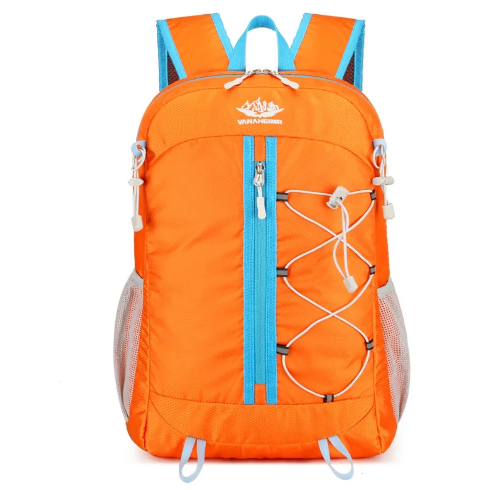 Mens Mountain Riding Backpack Ultra-light Multi-functional Leisure Foldable Backpack Large Capacity Travel Bag 250407