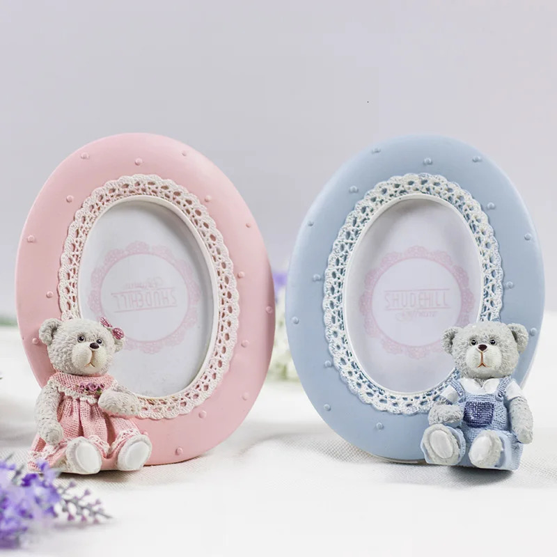 Po frame with cute cartoon suitable for baby resin creative home decoration wedding po frame birthday gift wholesale MF 250408