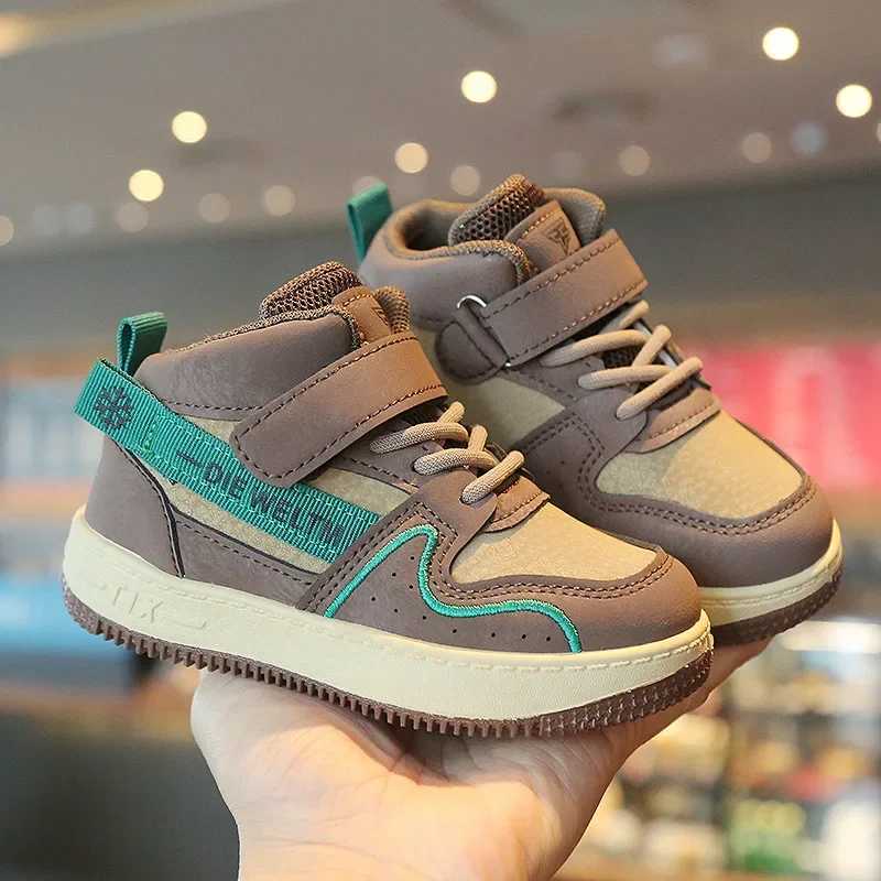 Size 21-32 childrens casual breathable running sports shoes for girls boys and children wearing light resistant shoes for babies anti slip shoes for t