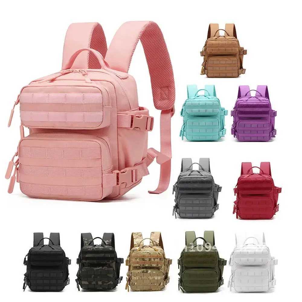 9L Mini Tactical Backpack Men Women Fitness Gym Bag Sports Lightweight Rucksack Hiking Wateproof Outdoor Backpack Travel CampingC250407