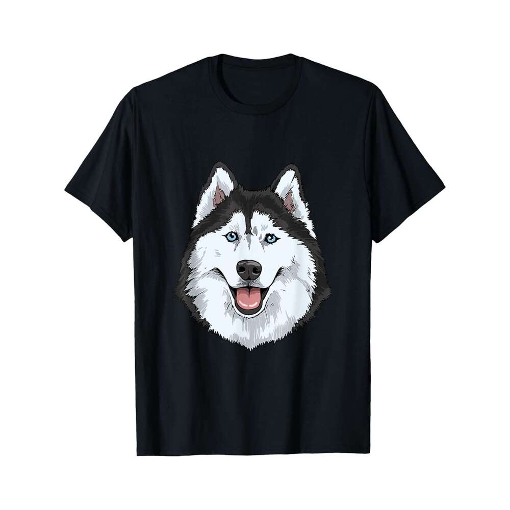 Designer T shirt Siberian Husky Farmer Siberian Husky Dog Lover - 220g Tshits