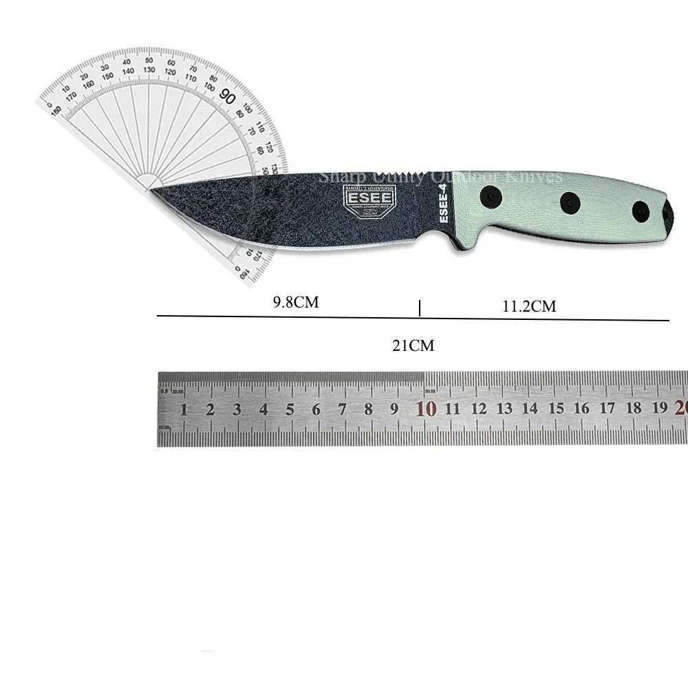 ESEE-4 Multi functional Outdoor Camping Hunting Fixed Knife with Kydex Sheath G10 Handle S35VN Wild Survival Knife EDC Tool X250408