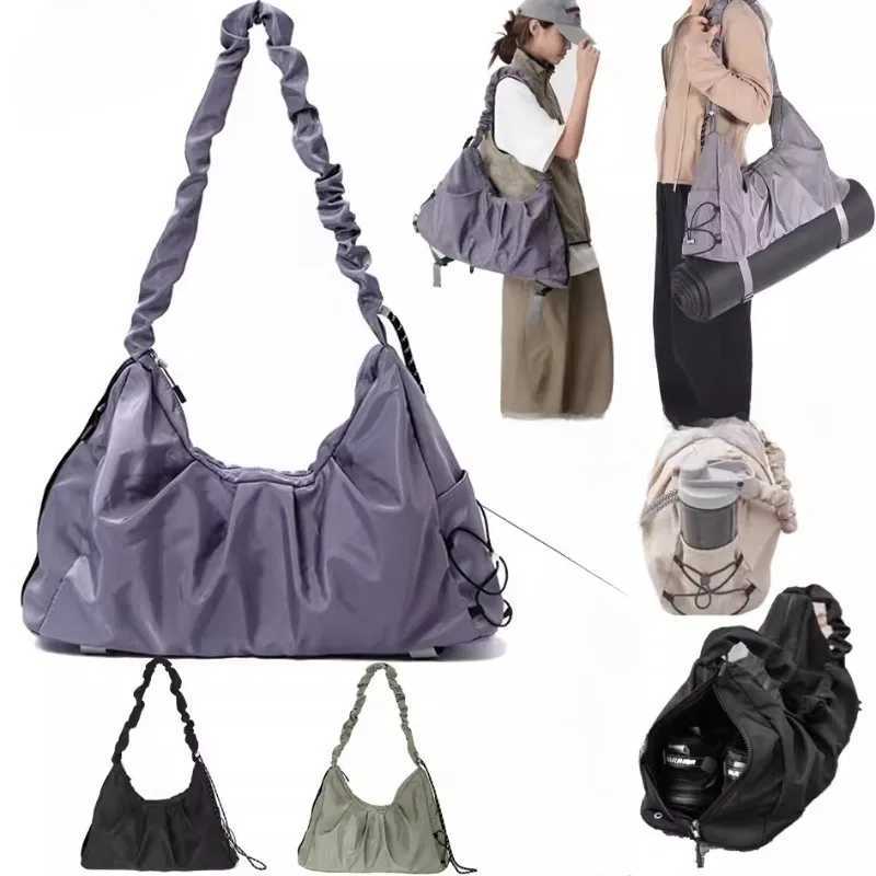 Designer Fitness Bag Womens Shoulder Bag Yoga Travel Backpack Multi functional Dry Wet Separation Sports Dance BagXJ250408