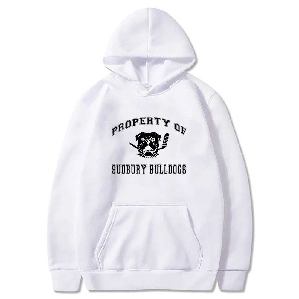 Sudbury Blueberry Bulldog Printed Hoodie Long Sleeve Street Clothing Mens Hoodie Sportswear 2025 New Fashion Clothing W250408