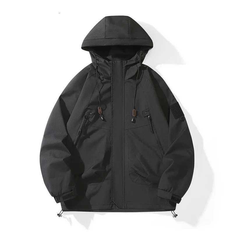 Mens and womens raincoats lightweight waterproof jackets hooded mountain windproof outdoor sports hiking casual 250407