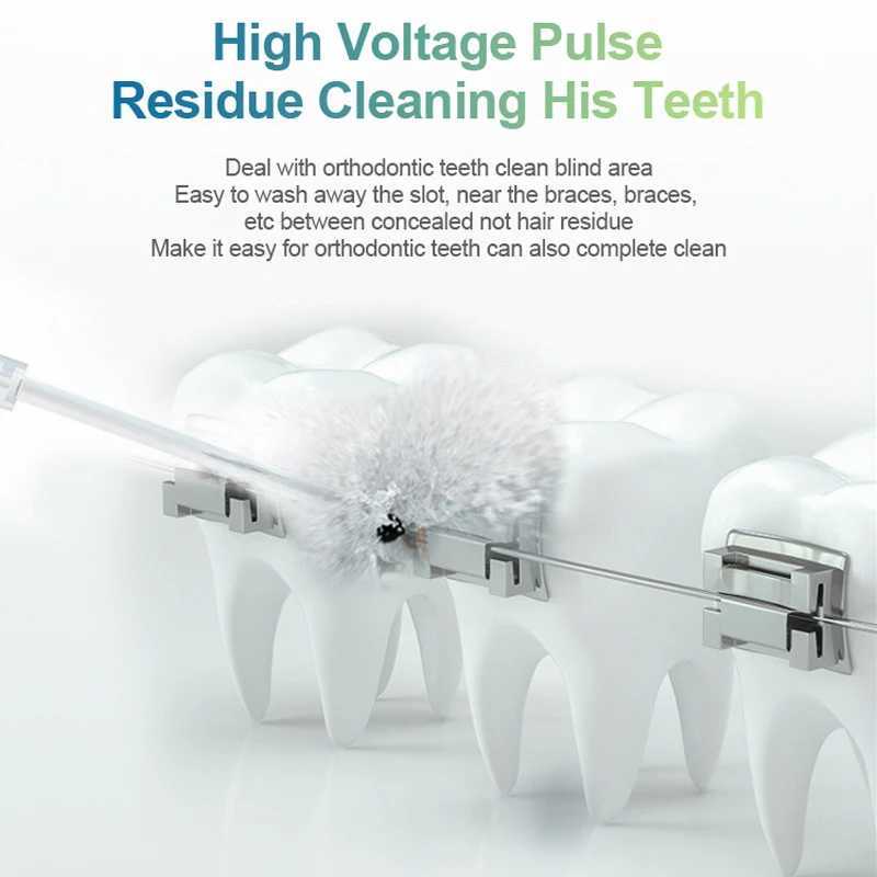Oral Rinse Kit Portable Dental Sink USB Charging Sink Teeth Pick 4 Tip 220ml 3 Mode IPX7 1400rpm M250408