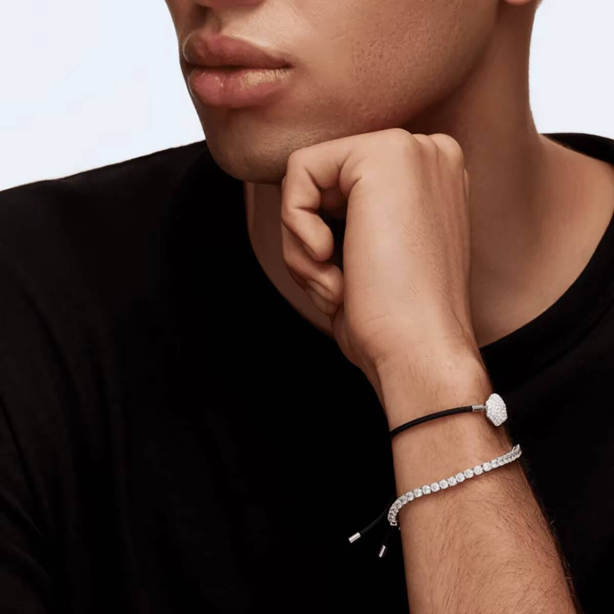 3/4/5mm Moissanite Tennis Bracelet S925 Silver D Color VVS 18K Gold Plated Iced Out Hip Hop Jewelry for Men Women Party Style