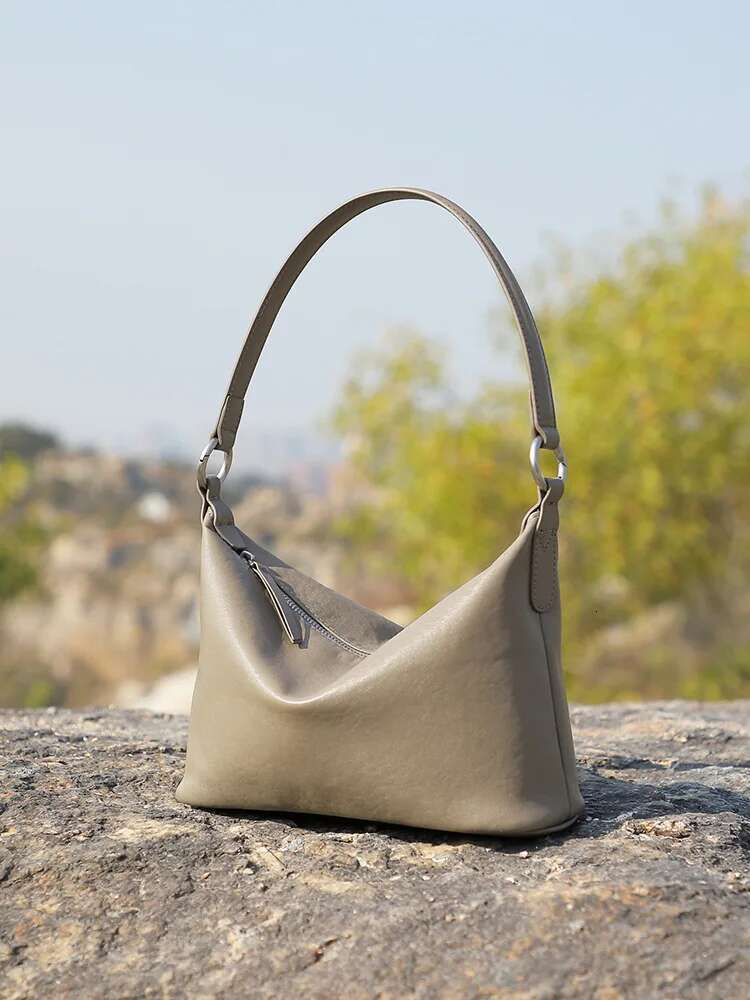 YANATARI Dumpg Leather Soft Leather Large Capacity Minimalist Crossbody Bag Women Female Fashion
