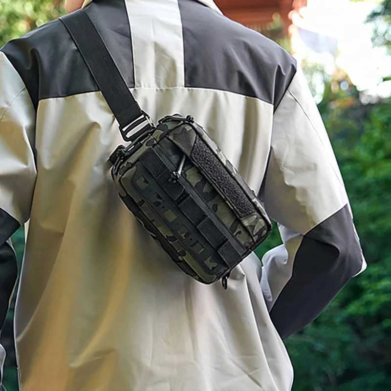 Tactical Climbing Molle Backpack Outdoor Camping Hiking Package Sports Cycling Rig Pouch Vest Fanny EDC Bags Fishing Lures ChestC250407