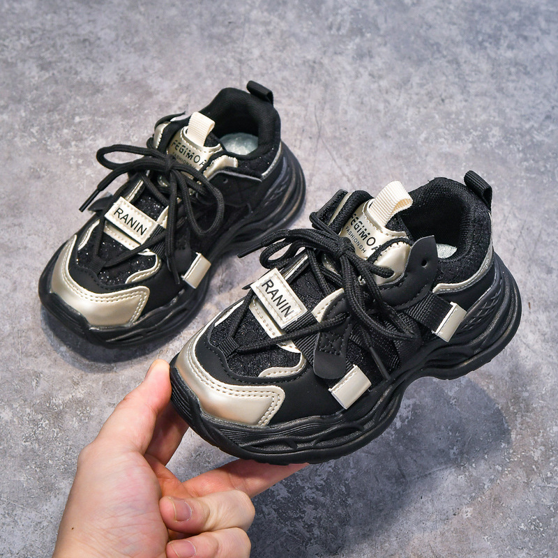 2025 Kids Sports Shoes Boy Girl Non-slip Lightweight Sneakers Toddler's Fourseason Breathable Kidszworld Children Casual Walking Shoes Size 22 - 