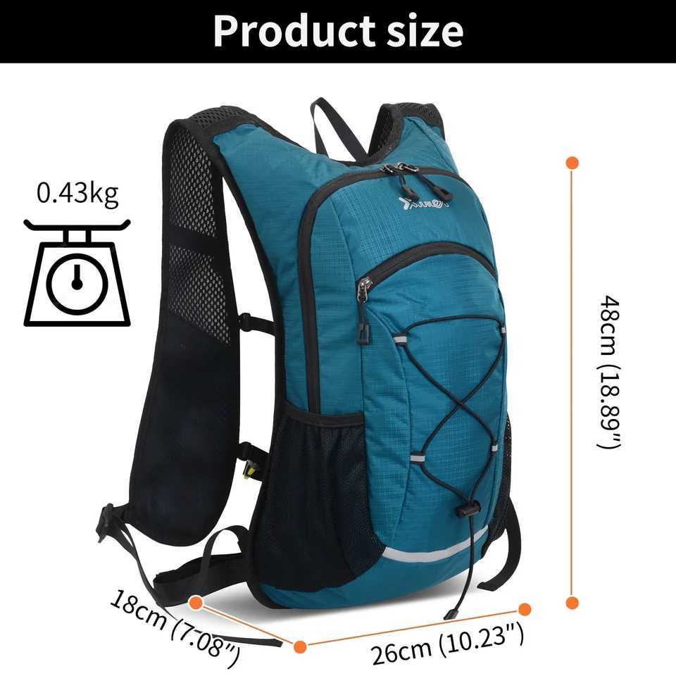 Outdoor Cycling Riding Backpack Lightweight Comfort Travel Sports Mountain Biking Hiking Backpack Men Women Outdoor EquipmentC250407