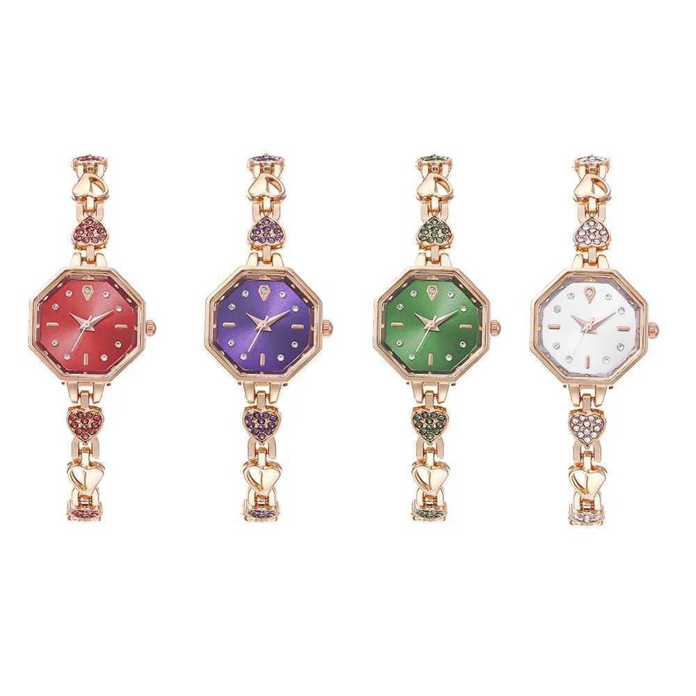 Fashionable luxury womens watch gold thin strap womens watch bracelet womens watch high-quality silver watch retro womens watchT250408