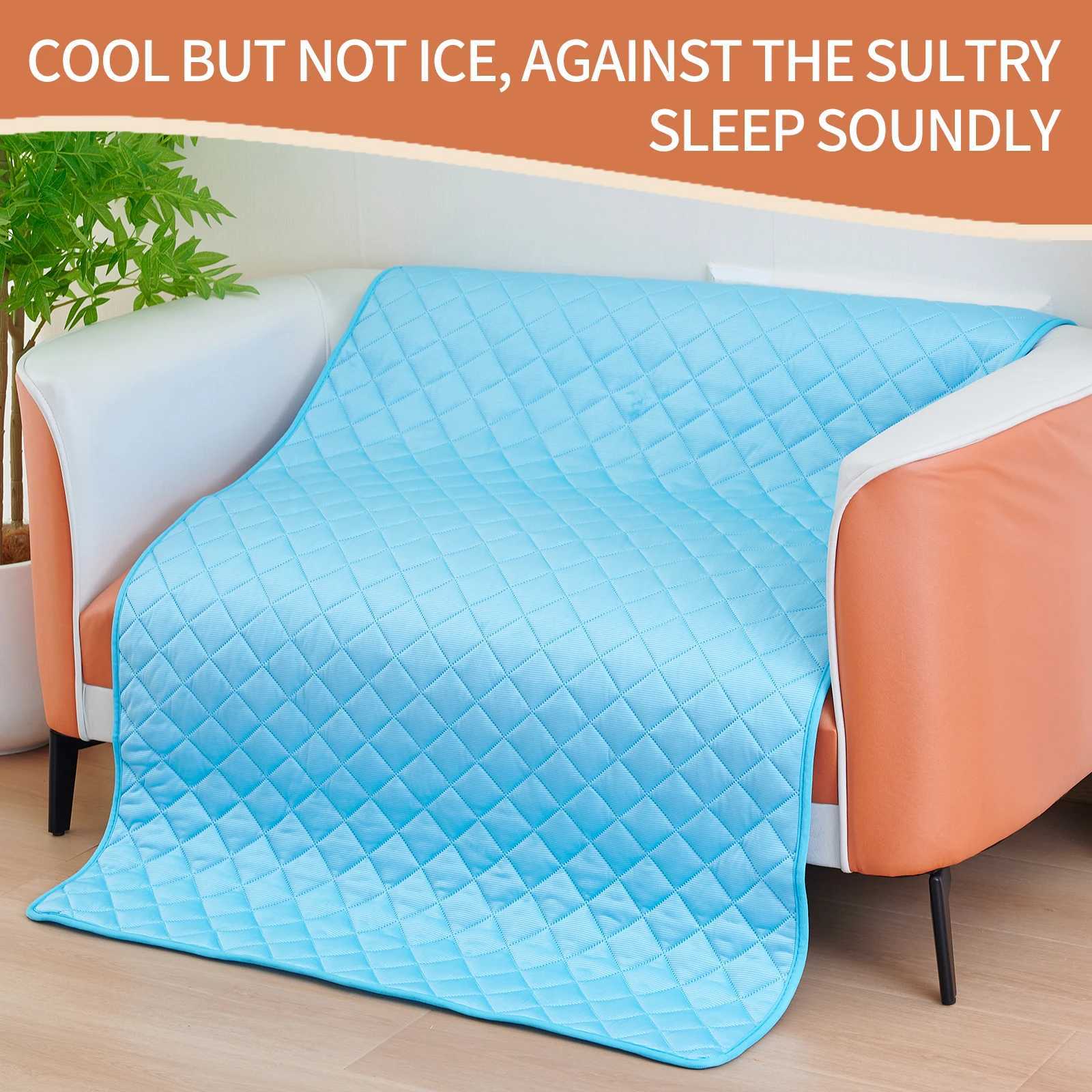 Dog cooling pad dog and cat pet cooling pad summer ice silk dog cooling pad and washable urine pad Y250407