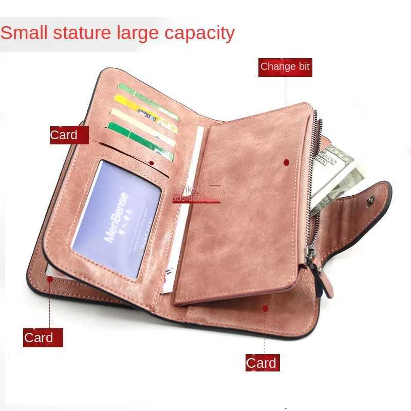 Womens Wallet Made of Leather Wallets Three Fold VINTAGE Womens Purses Mobile Phone Purse Female Coin Purse Carteira Feminina H25110711