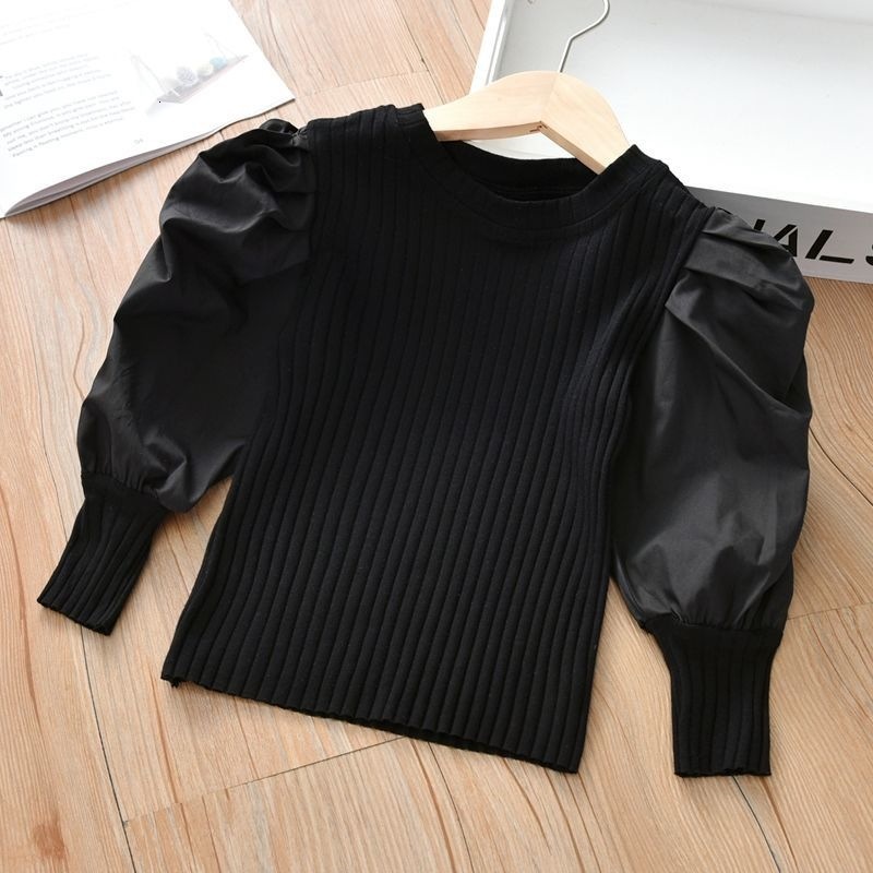 Ddmyshoesvip Girls Spring Dress Primer New Children S Bubble Pit Strip Long Sleeve T Shirt For Wearing Outside Baby Casual Top