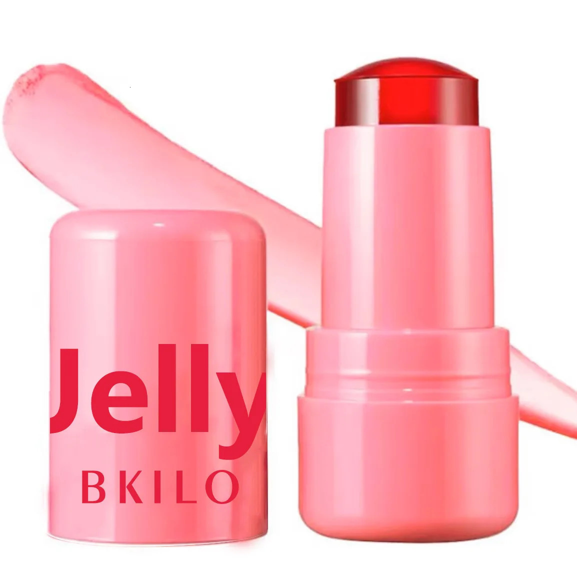 Jelly cheeks powder blusher lip color lasting moisturizing stickers 4color contour rouge makeup 250325