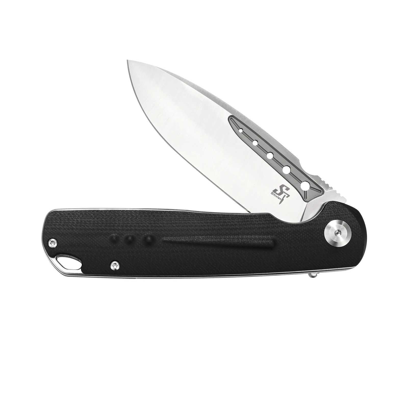 Sitivien ST131 Pocket Folding KnifeD2 Steel Blade G10/ Micarta Handle EDC Folder for Working Camping Survival Home Using Tool Z250408