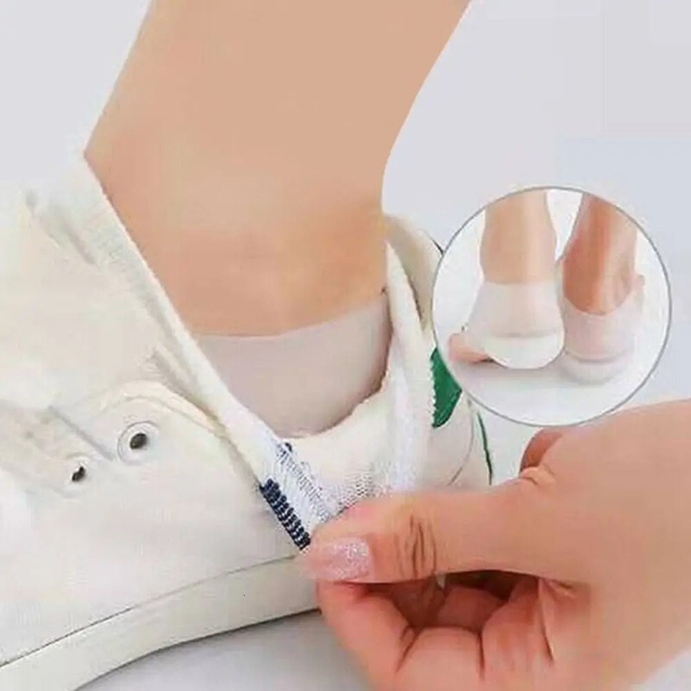 1Pair Invisible Height Increased Insole Silicone Heel Socks for Women Men insoles 2-6cm insoles for plantar fasciitis shoe sole 250408