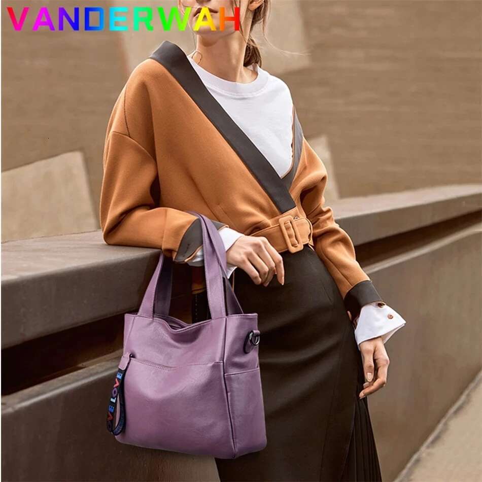 Genuine Brand Tote High Quality Leather Bags For Women 2024 Ladies Large Top-Handle Shoulder Crossbody Sg Bag Sac