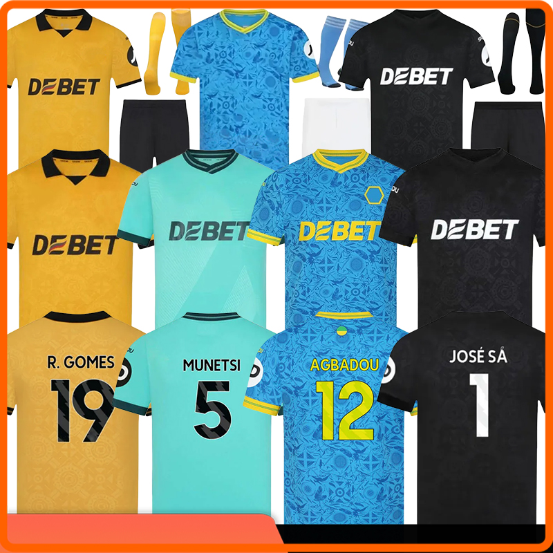 2025 2026 Wolves Soccer Jerseys NETO HEE CHAN CUNHA KALAJDZIC AIT-NOURI N.SEMEDO JOSE SA S.BUENO GOMES DAWSON SARABIA J. ARIAS 25 26 football shirts MEN KIDS KIT