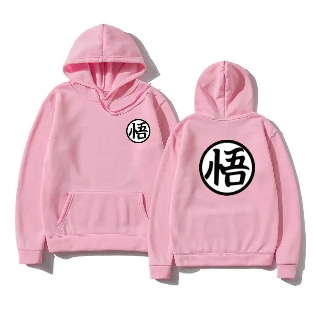 New Japanese Anime Mens Hoodie Sweatshirt Multi Color Cute Cartoon Goku Printed Harajuku Hoodie Sweatshirt Poleron Hombre W250408