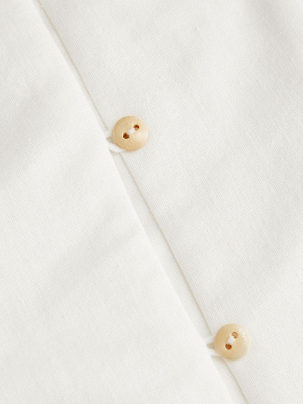 Women's White Button Midi Shirt Dress Linen-blend Collar Solid Shirred Work Dress