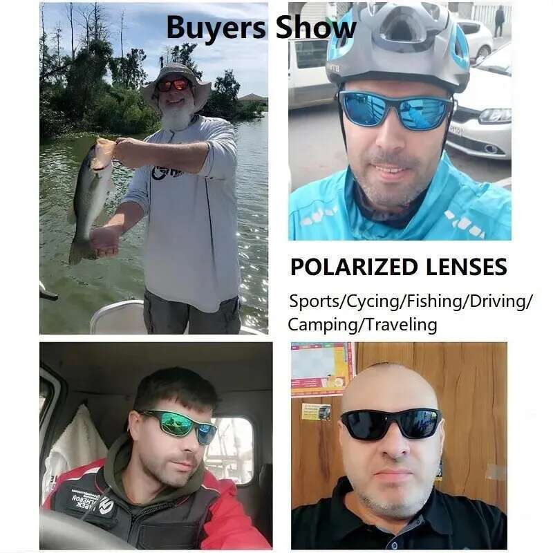Classic Outdoor Sports Polarized Sunglasses Men Women Cycg Climbing Skiing Fishing Driving Vintage Sun Glasses UV400 Eyewear