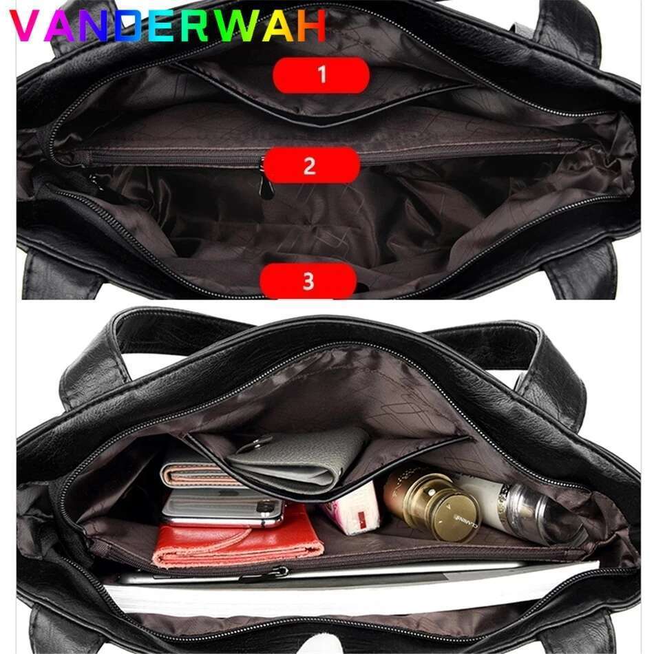 Genuine Brand Tote High Quality Leather Bags For Women 2024 Ladies Large Top-Handle Shoulder Crossbody Sg Bag Sac