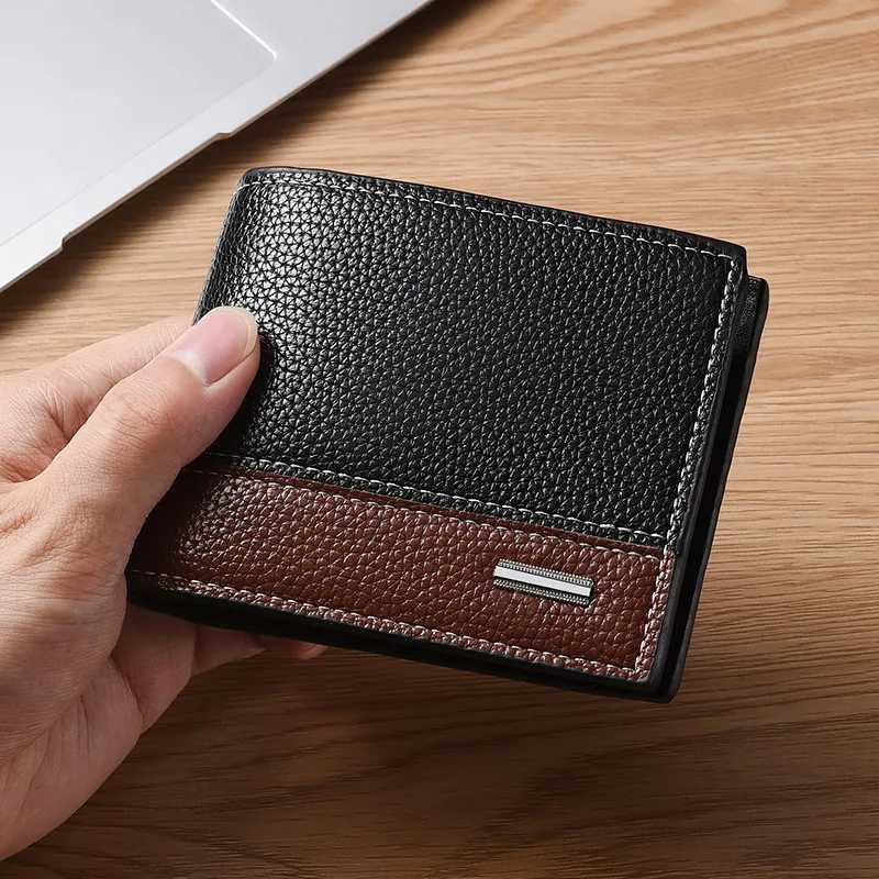 2025 PU Leather Men Wallets Male Bag Small Multifunctional Money Coin Purses Dollar Large Capacity Design Slim Casual Wallet H25110711