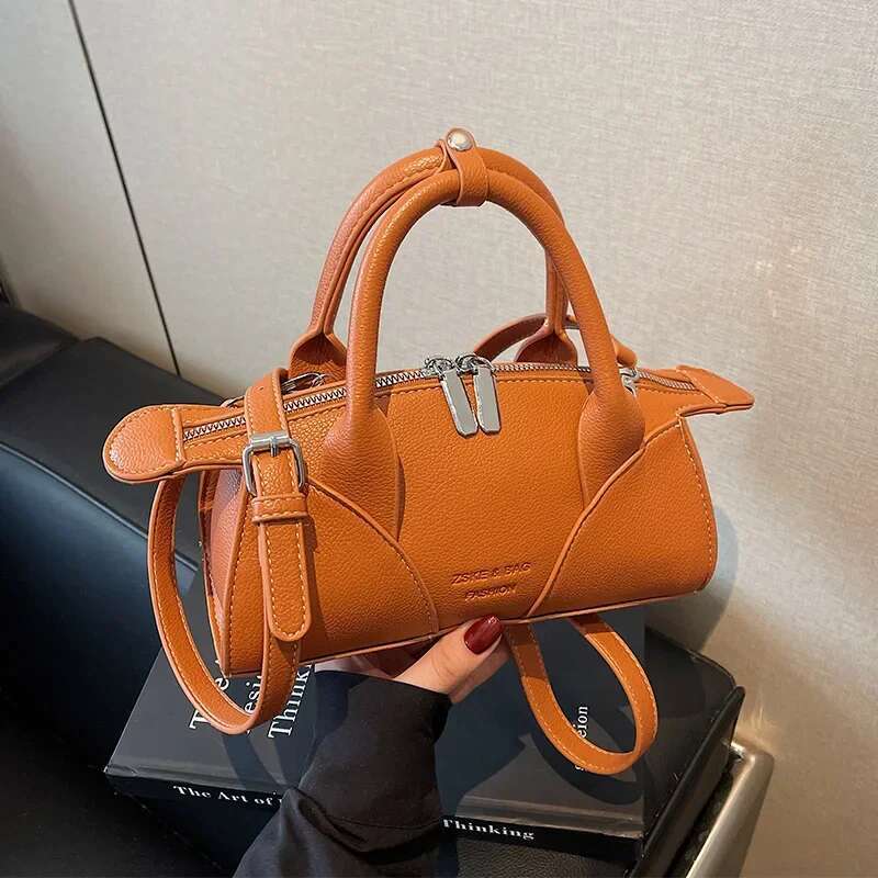Simple Fashion Small Square Women Crossbody Bags 2025 Designer Purses And Handbags Box Shape Pure Color Shoulder Satchels