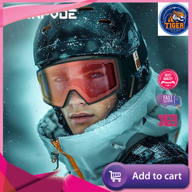 Ddmytiger Ddmytiger China Domestic Anti Fog Ski Goggles Photochromic Snow Magnetic Lens Men Women Snowboard Double Layer Sponge
