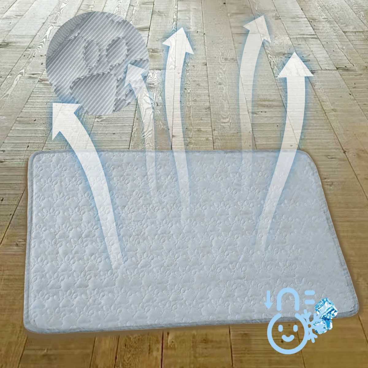 Dog cooling pads for small medium large dogs breathable washable pet dog accessories Y250407
