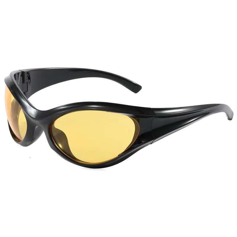 New Y2K Sunglasses Men and Women Sports Cycg Sun Glasses for Male Female Eyeglasses Sense of Technology Eyewear
