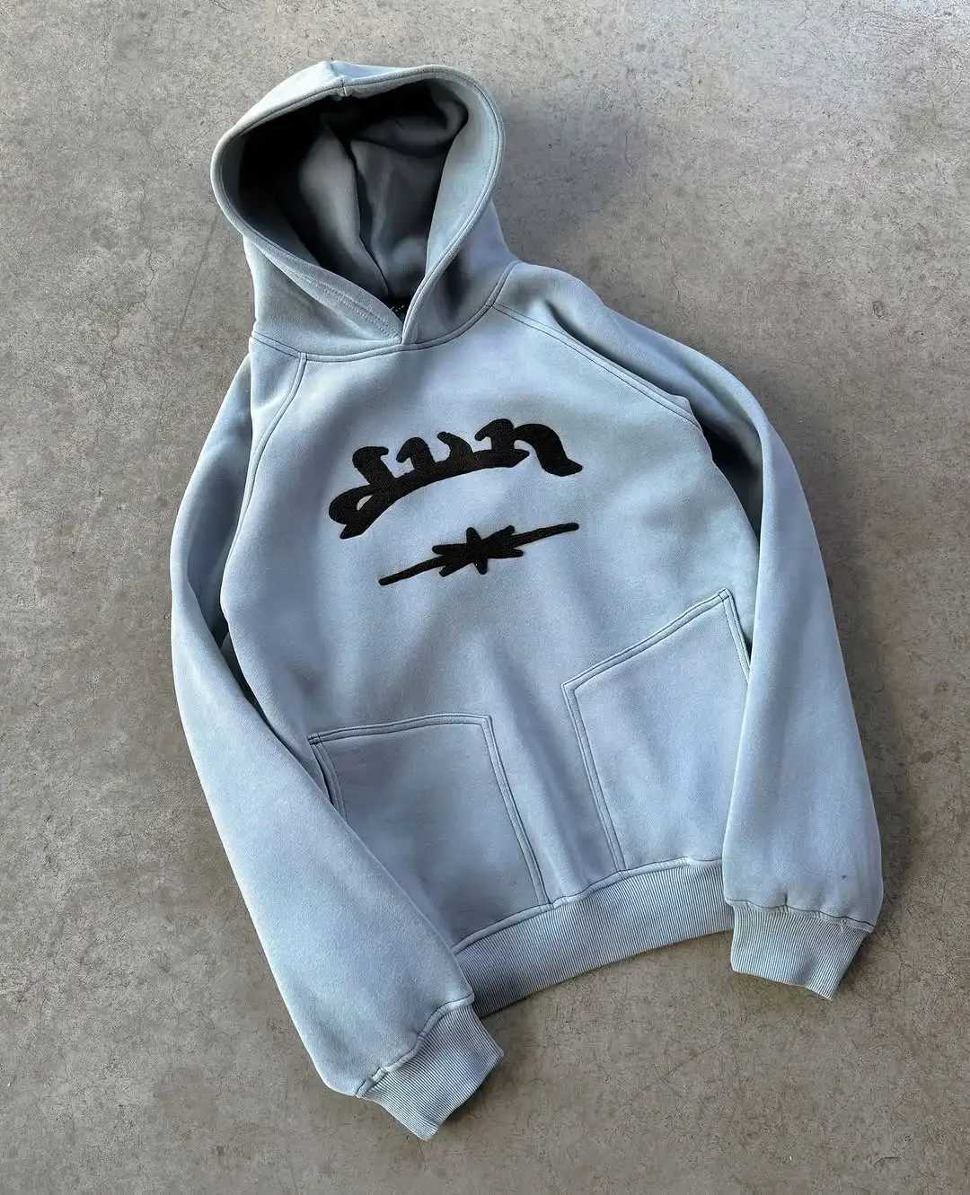 This years popular series of hoodies fashionable embroidered hoodies Harajuku hip-hop street jackets loose mens hoodies sports shirts W250408