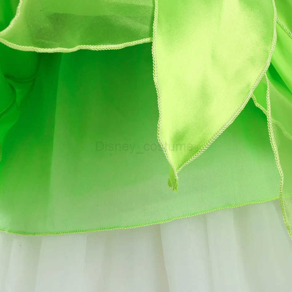 Disney Girl Flower Fairy Dress up Childrens Princess Dress with Wings Halloween Princess Costume Elf Party Little Ding Dang Bell Dress X250408
