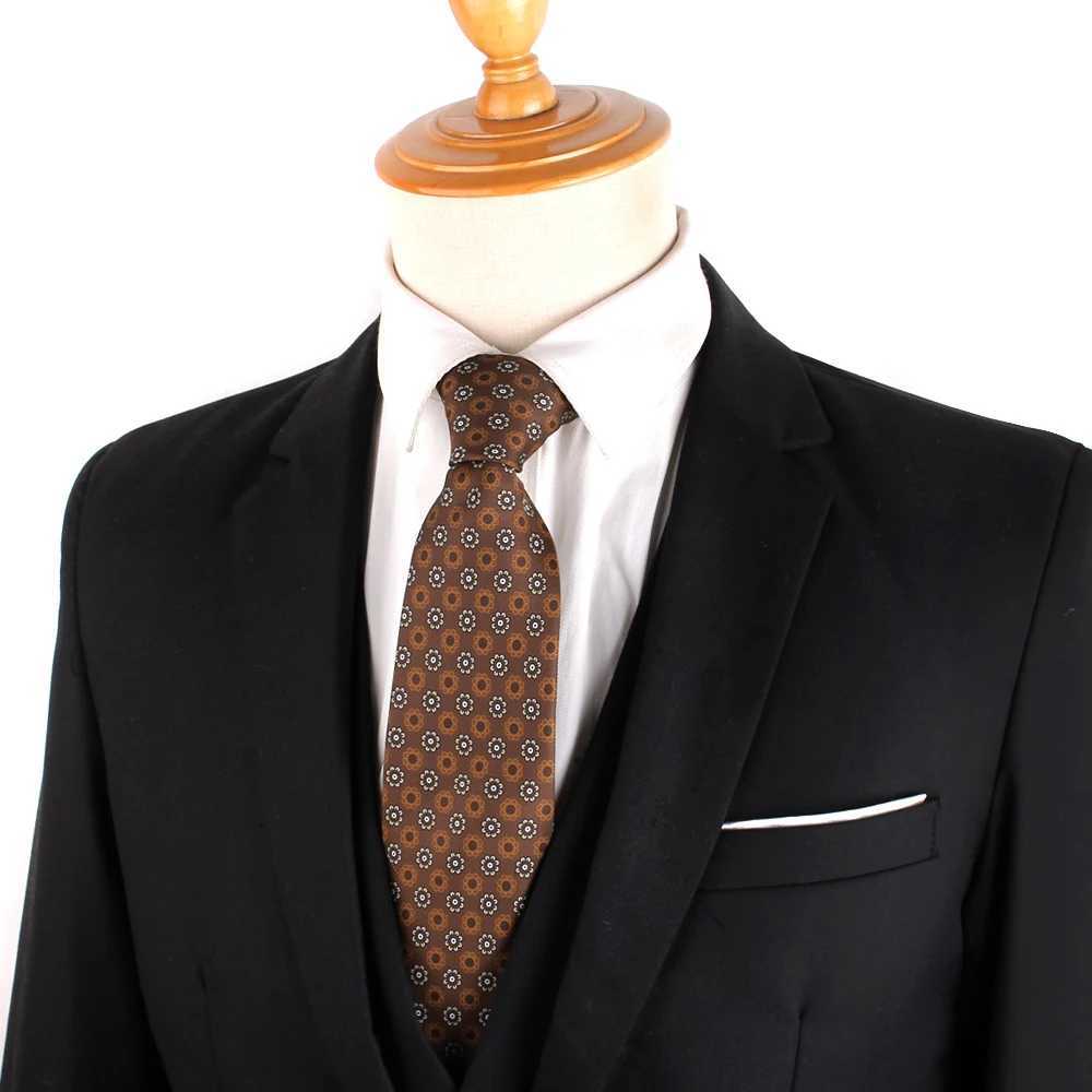 9 cm Wide Print Ties For Men Wen Paisley Neck Tie For Wedding Business Classic Gro Neckties Fashion Mens Flower Neck Tie X250407