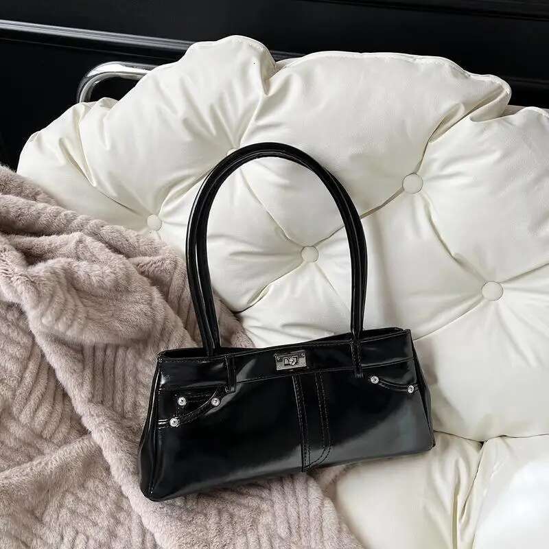 As82007 Textured Hand Carry Commuter Trend Shoulder 2025 New Simple And Fashionable Small Square Underarm Women's Bag