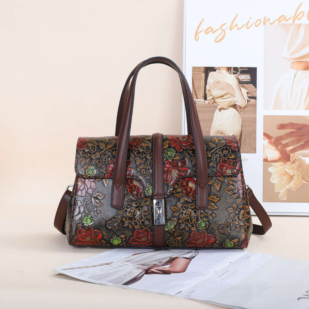 Siweiya Women's Bag 2022 New Collection Fortune 7803. Blossoming Series Single Shoulder Handbag
