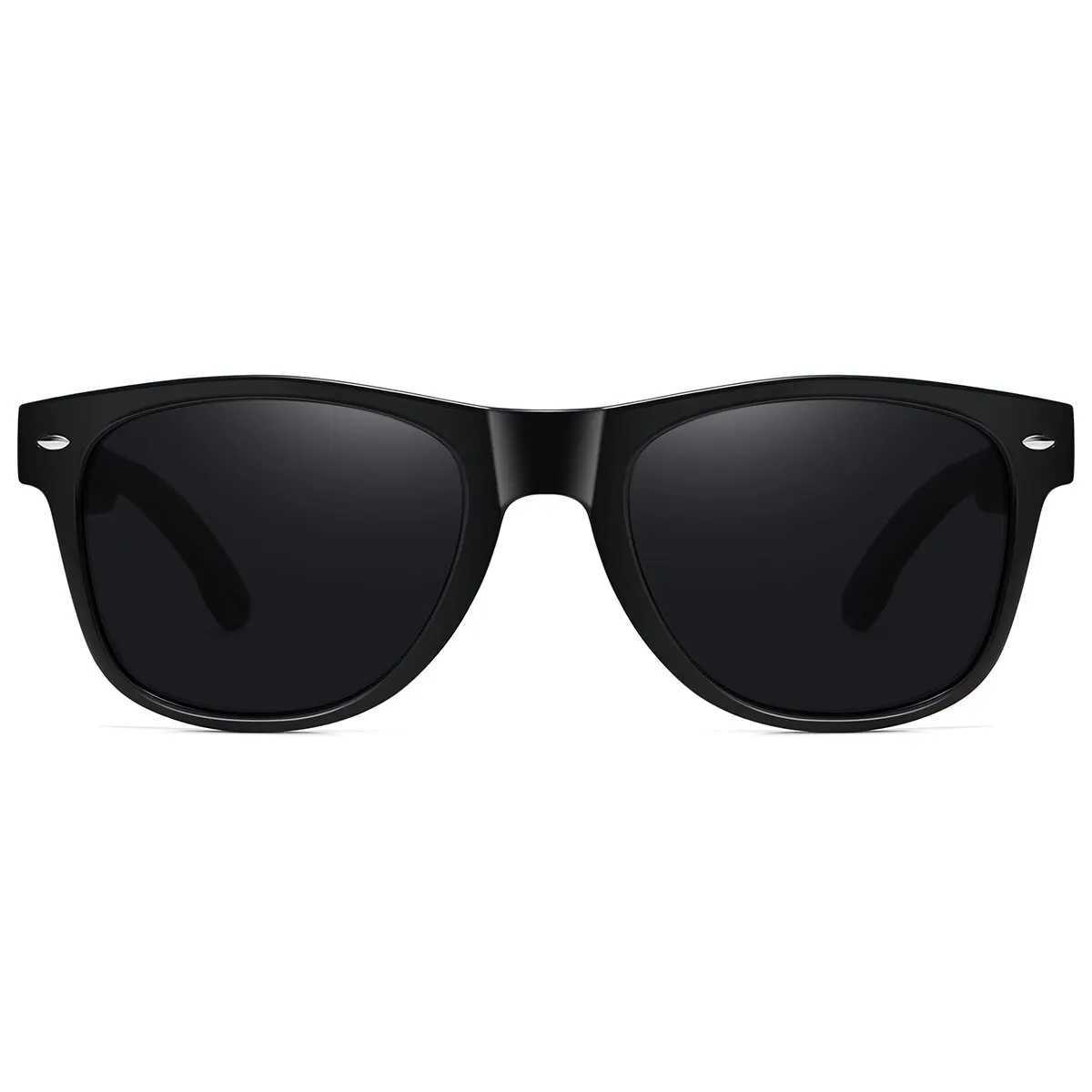 BARCUR Design Wooden Sunglasses for Men Natural Walnut Sunglasses for Women Polarized Sunglasses UV Protective Sunglasses W250408
