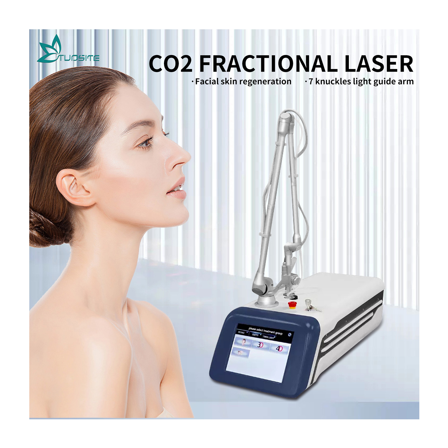 2025 RF Tube Fractional CO2 Laser for Scar Removal Vaginal Tightening