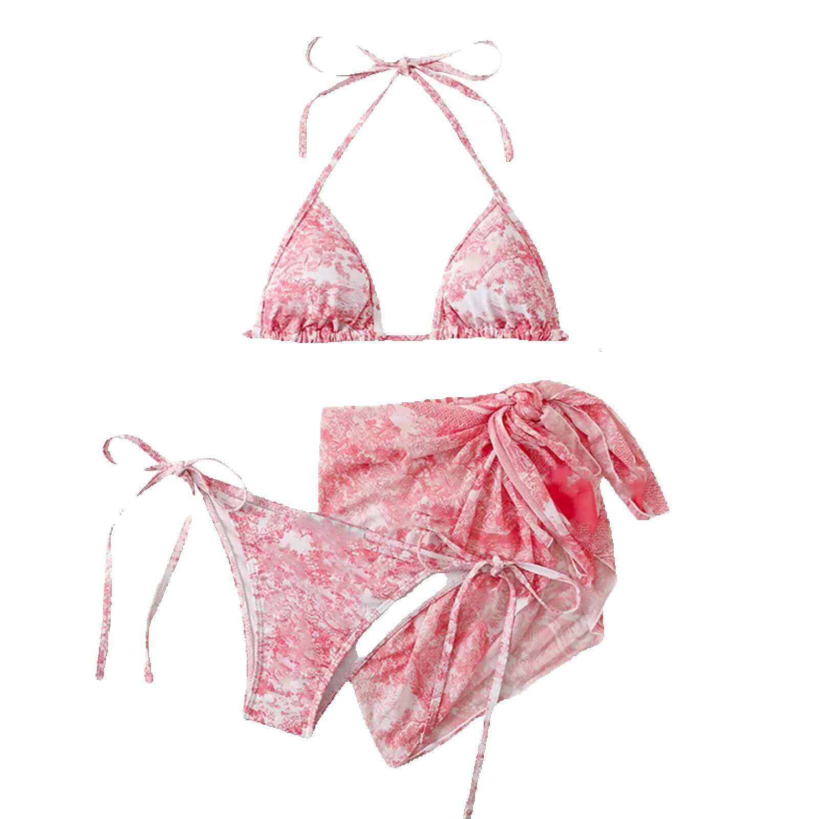 Women's 3-piece set, transparent swimsuit cape, washed, anti-corrosion, sunscreen, E