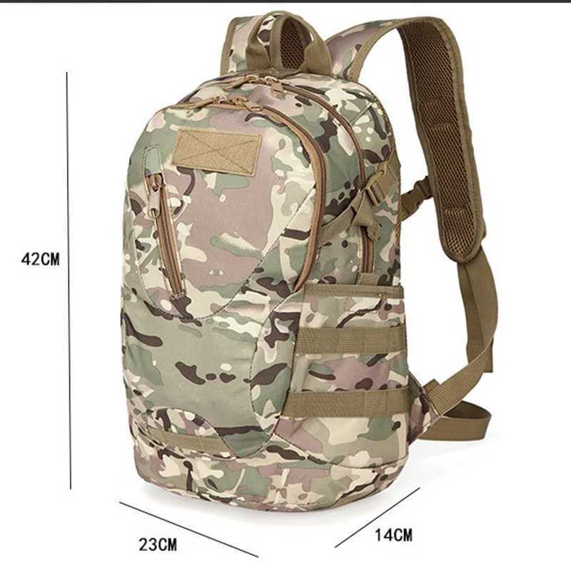 OULYLAN Small Tactical Backpack Camping Hiking Camping Backpack Bag Multifunctional Outdoor Travel Rucksack Hiking BagsC250407