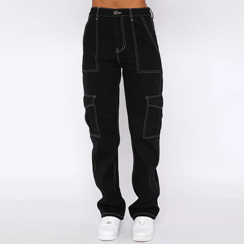 Mia Muse Pants are all season simple monochrome solid color high waisted fulllength regular straight pants suitable for women 250407