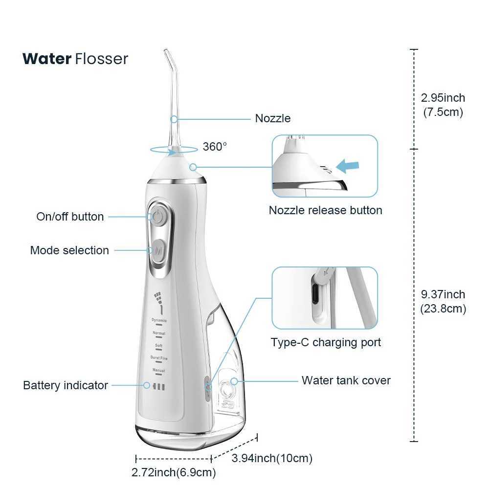 Household appliance flushing equipment convenient dental beauty equipment water flushing device dental calculus flushing device M250408