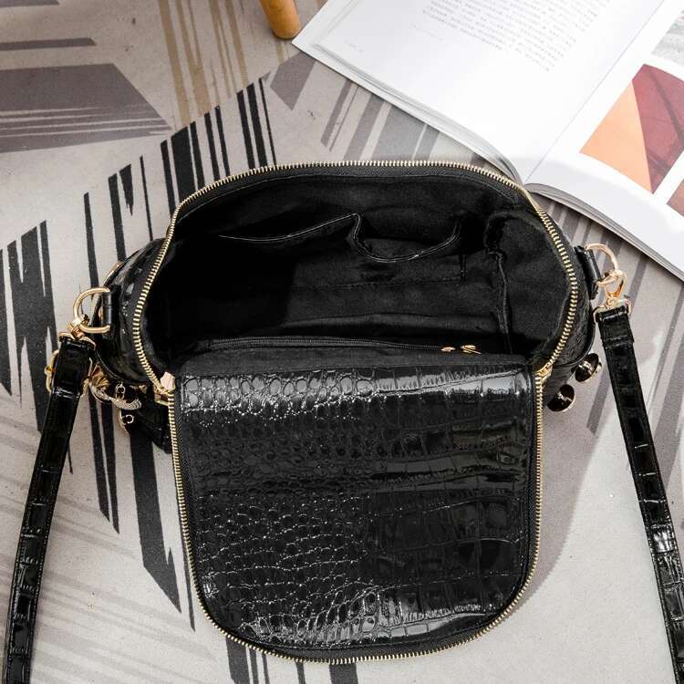 Handbag For Women Purses And Handbag Designer Handmade Women's Bag Casual Black Bucket Female Messenger Shoulder Bag New
