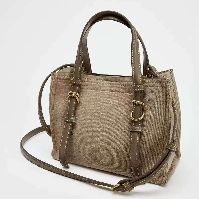 Tote For Women Crossbody Bag Solid Color PU Leather Fashion Shoulder Work Bags Satchel Handbags